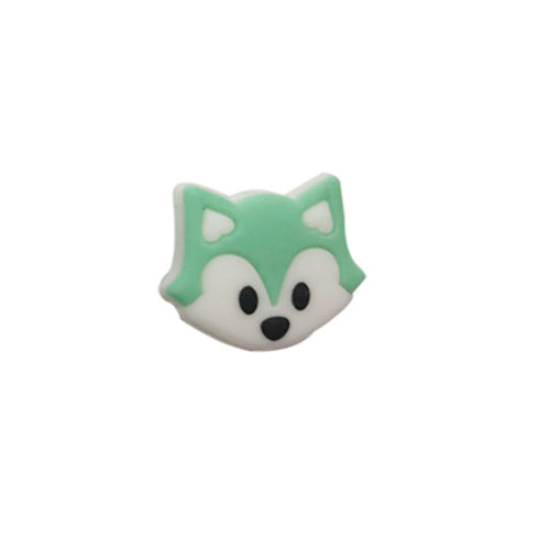 Wholesale 3pcs Silicone Fox Focal beads